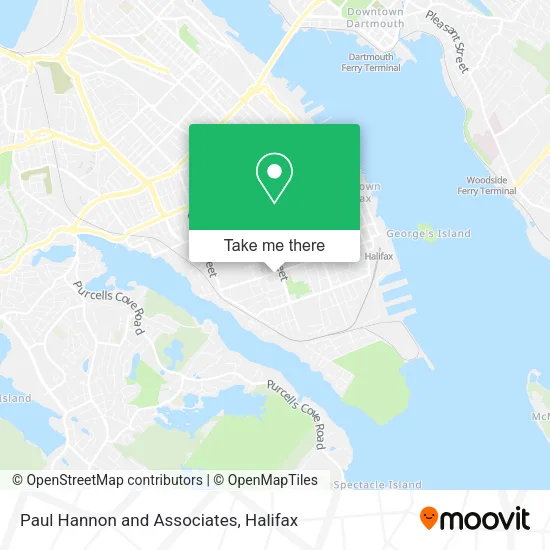 Paul Hannon and Associates map