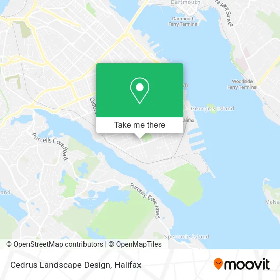 Cedrus Landscape Design map