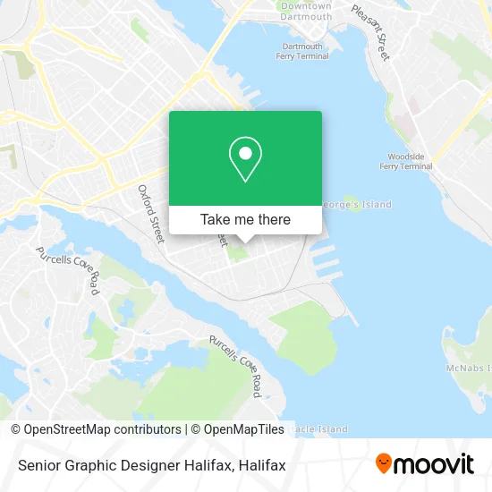 Senior Graphic Designer Halifax map