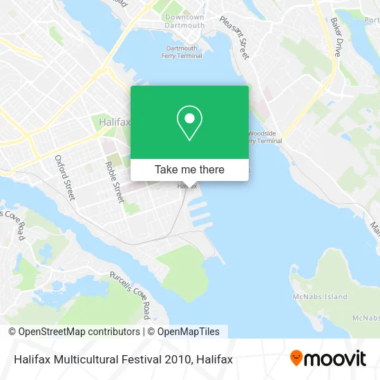 Halifax Multicultural Festival 2010 map
