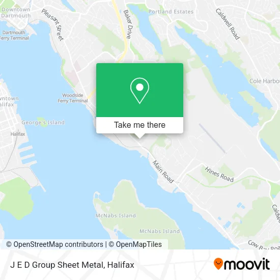 J E D Group Sheet Metal map