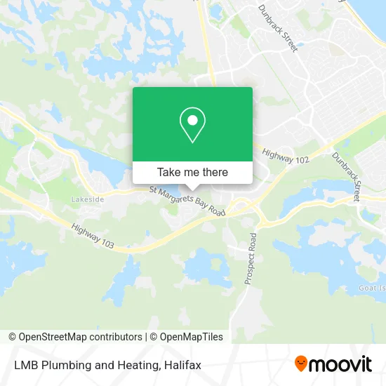 LMB Plumbing and Heating map