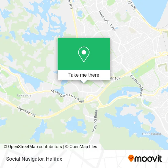 Social Navigator map