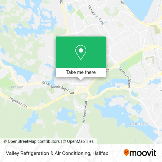 Valley Refrigeration & Air Conditioning map