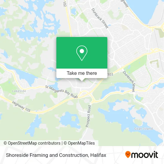 Shoreside Framing and Construction map