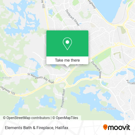 Elements Bath & Fireplace map