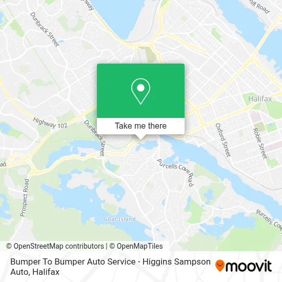 Bumper To Bumper Auto Service - Higgins Sampson Auto map