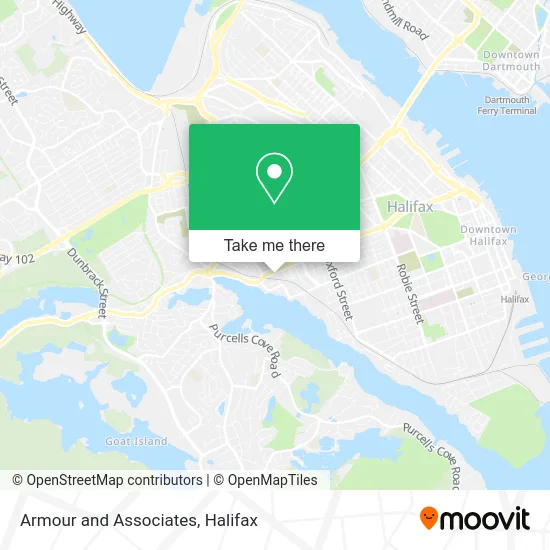 Armour and Associates map