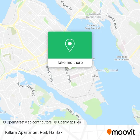 Killam Apartment Reit map