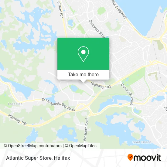 Atlantic Super Store map
