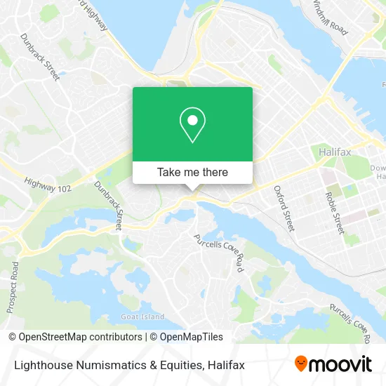 Lighthouse Numismatics & Equities map