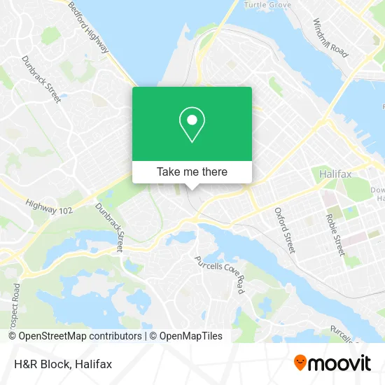 H&R Block map