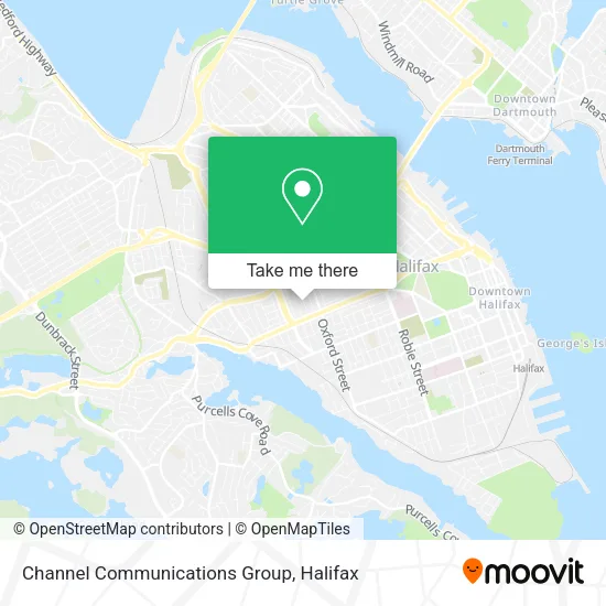 Channel Communications Group map