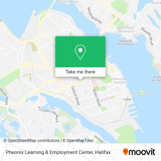 Pheonix Learning & Employment Center map