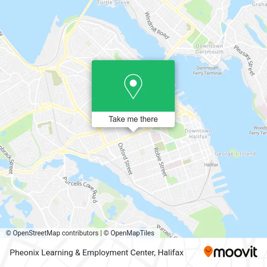 Pheonix Learning & Employment Center map