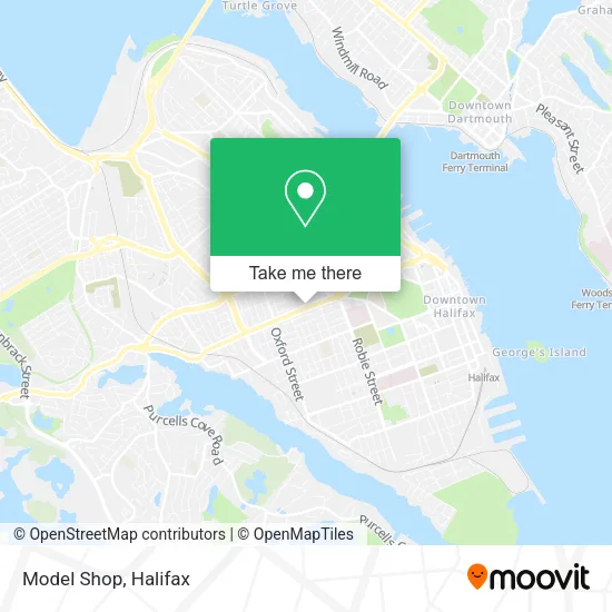 Model Shop map