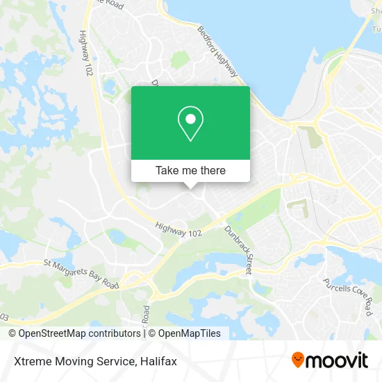 Xtreme Moving Service map
