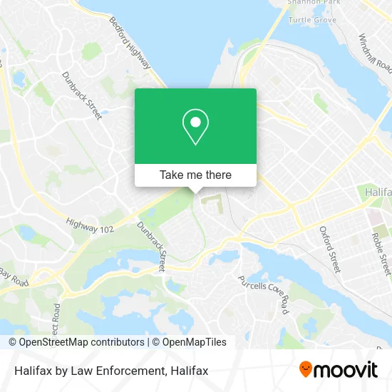 Halifax by Law Enforcement map