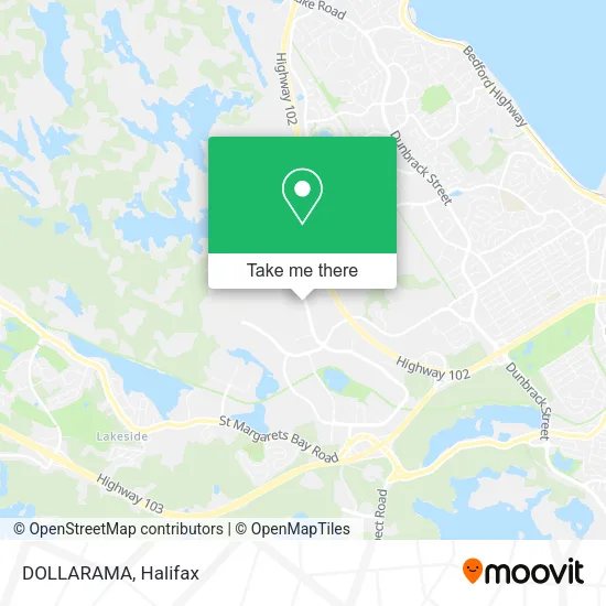 DOLLARAMA map
