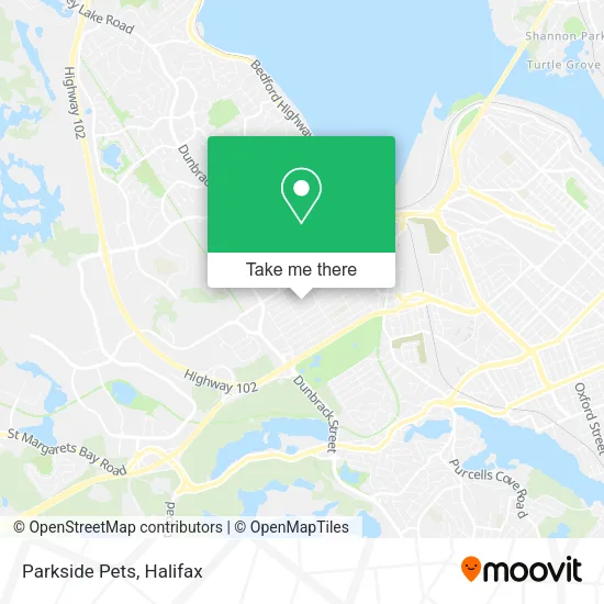 Parkside Pets map