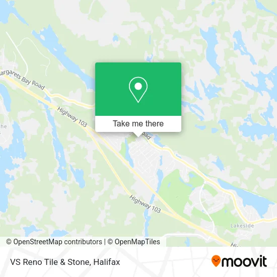 VS Reno Tile & Stone map