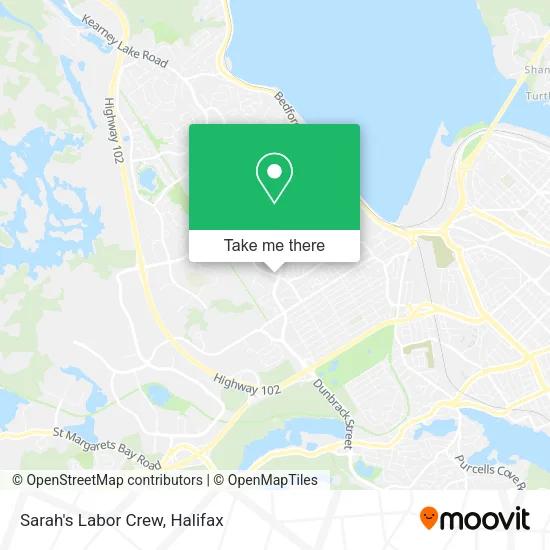 Sarah's Labor Crew map