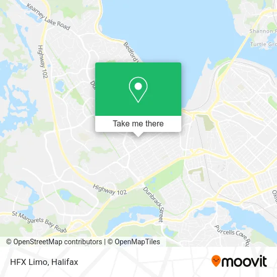 HFX Limo map
