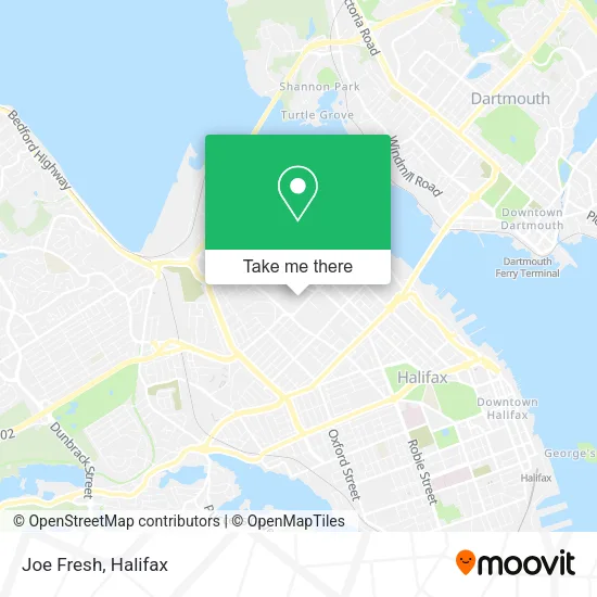 Joe Fresh map