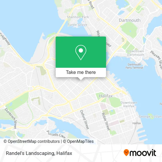 Randel's Landscaping map