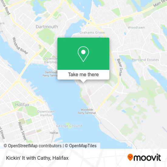 Kickin' It with Cathy map