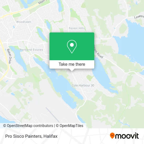 Pro Sisco Painters map