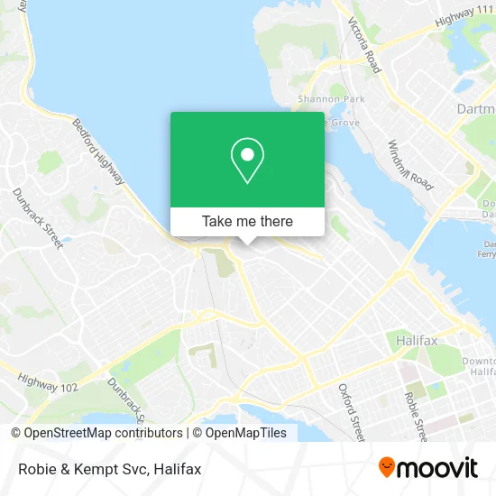 Robie & Kempt Svc map