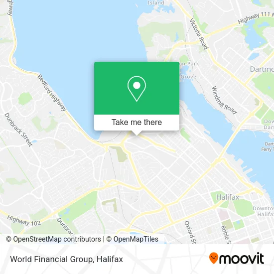 World Financial Group map