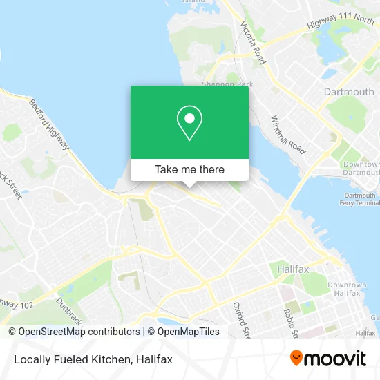 Locally Fueled Kitchen map