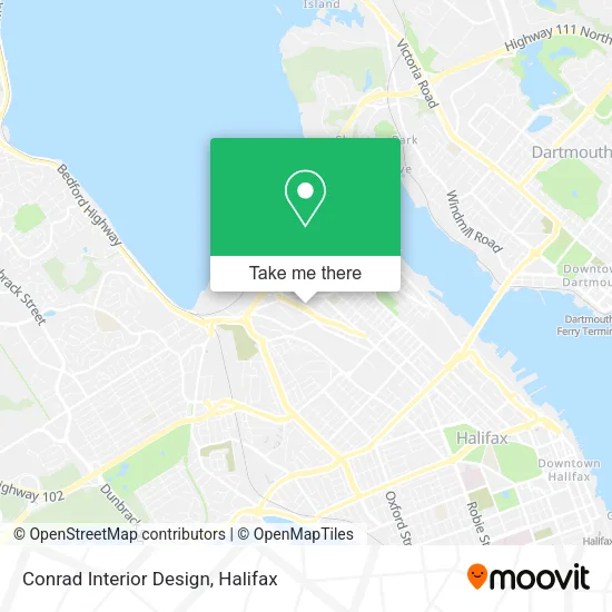 Conrad Interior Design map
