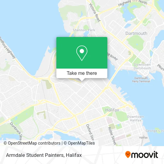 Armdale Student Painters map