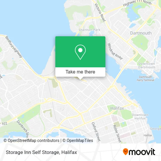 Storage Inn Self Storage map