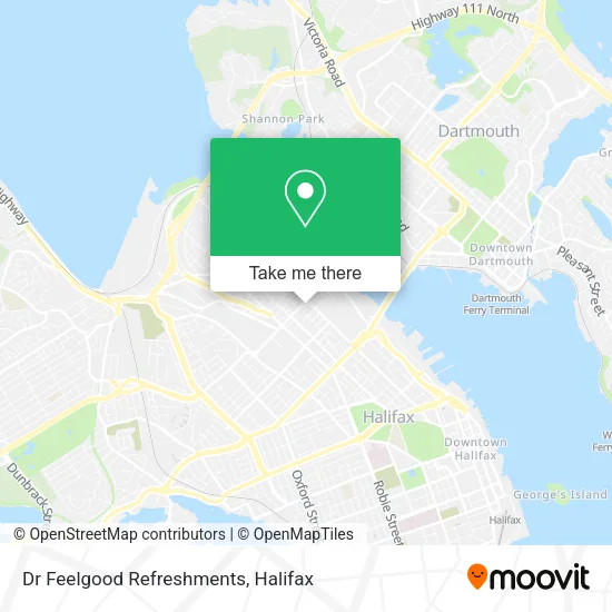 Dr Feelgood Refreshments map
