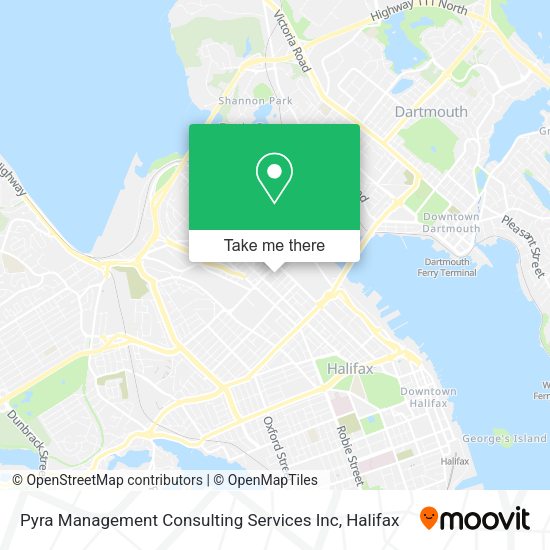 Pyra Management Consulting Services Inc map