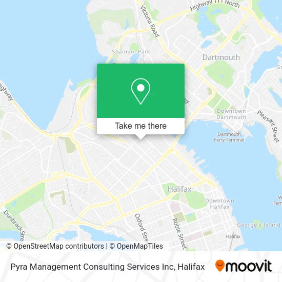Pyra Management Consulting Services Inc map