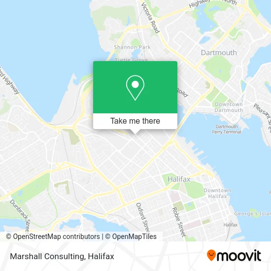 Marshall Consulting map