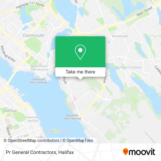 Pr General Contractors map