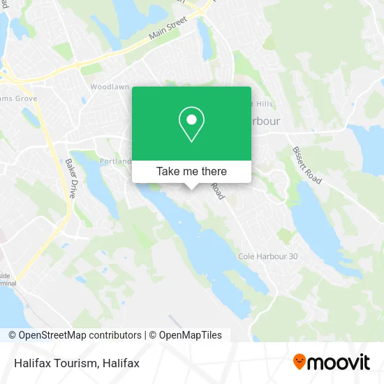 Halifax Tourism map
