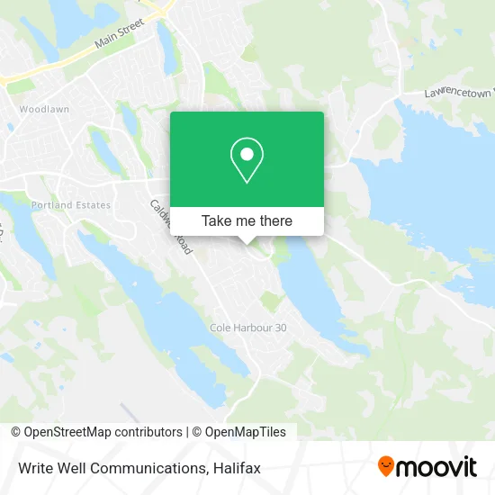 Write Well Communications map