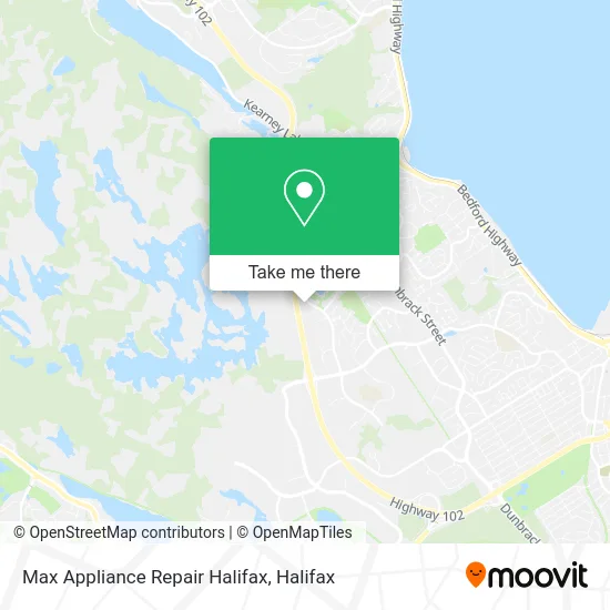 Max Appliance Repair Halifax map