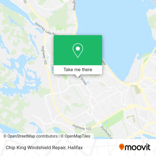 Chip King Windshield Repair map