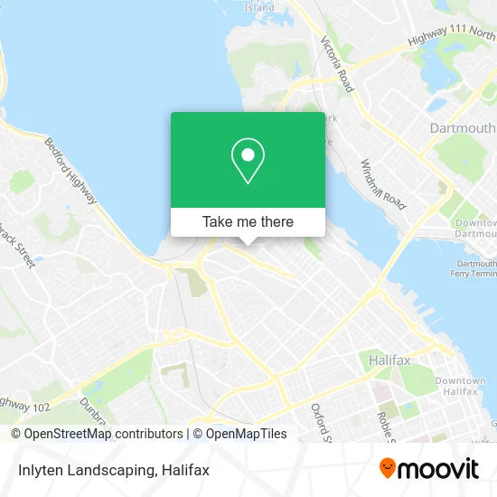 Inlyten Landscaping map