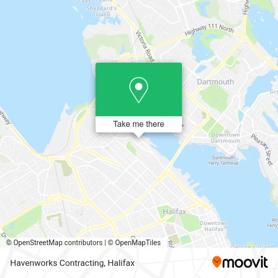 Havenworks Contracting map