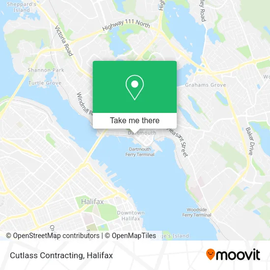 Cutlass Contracting map