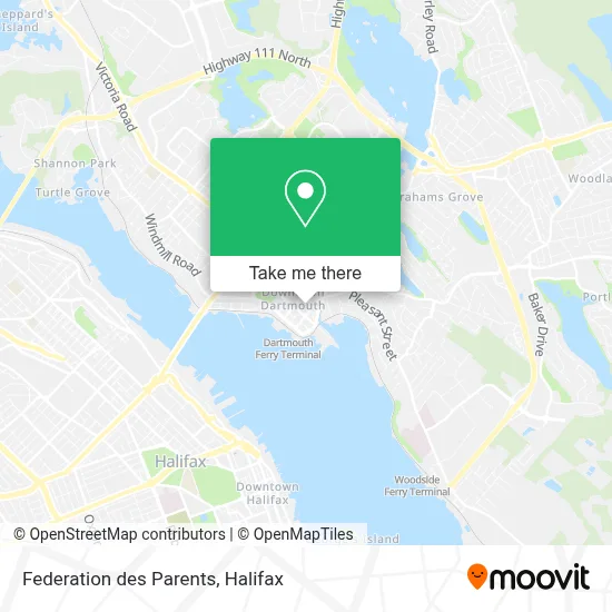 Federation des Parents map